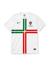 PORTUGAL/ESPANHA 27/06/2012 기념 자수가 있는 포르투갈 2012-13 어웨이 레트로 유니폼 반팔