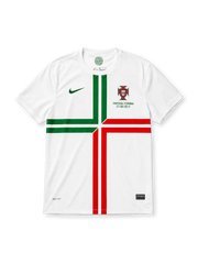 PORTUGAL/ESPANHA 27/06/2012 기념 자수가 있는 포르투갈 2012-13 어웨이 레트로 유니폼 반팔