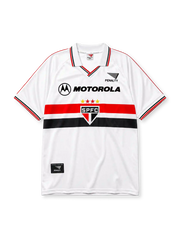 네 개의 별 엠블럼이 특징인 상파울루FC 2000 홈 레트로 유니폼