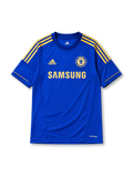 로열블루 바탕에 SAMSUNG 로고의 첼시 2012-13 홈 레트로 유니폼